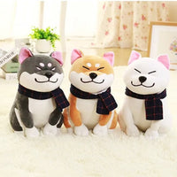 Scarf Shiba Inu Dog Doll Toy Stuffed Soft Animal Plush Toys