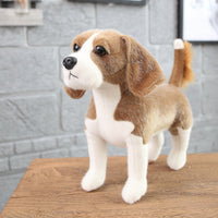 Realistic Cute Stuffed Dog Toy Plush Puppy Animal Pillow Gift for Kids Jack Russell Terrier