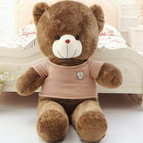 Cute Stuffed Teddy Bear In Sweater Cartoon Plush Bear Toy Kids Gifts