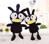 Giant Cartoon Stuffed Lovely Black Chicken Doll Plush Animal Toy