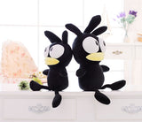 Giant Cartoon Stuffed Lovely Black Chicken Doll Plush Animal Toy