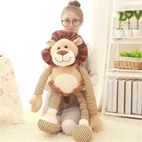 Lovely Stuffed Sitting Lion Doll Kids Gift Super Cute Animal Plush Toy