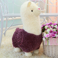 Cartoon Alpaca Plush Doll Toy Fabric Soft Stuffed Animal Plush Toys