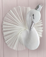Golden Crown Swan Wall Hanging Decoration Flamingo Doll Wall Decor