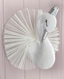 Golden Crown Swan Wall Hanging Decoration Flamingo Doll Wall Decor