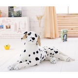 Simulation Stuffed Dalmatian Toy Soft Plush Dog Pillow Home Decor