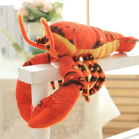 Realistic Lobster Stuffed Pillow Kids Doll Birthday Gift Plush Toy
