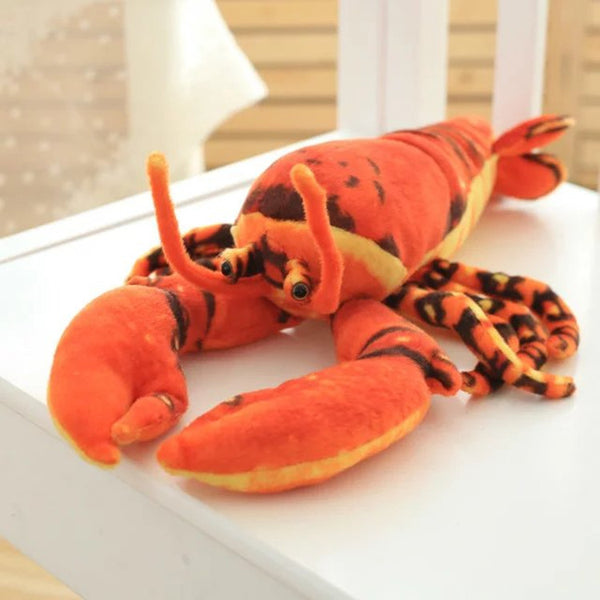 Realistic Lobster Stuffed Pillow Kids Doll Birthday Gift Plush Toy
