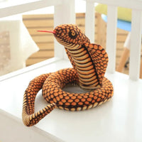 Simulation Cobra and Python Snake Plush Toy Funny Gift for Children
