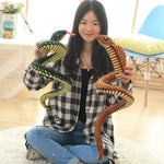 Simulation Cobra and Python Snake Plush Toy Funny Gift for Children