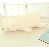 Cute Plush Soft Polar Bear Toy Kids Sleeping Doll Stuffed Cushion