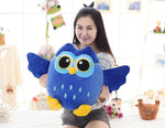Cute Cartoon Plush Owl Animal Doll Soft Stuffed Kids Pillow Baby Toy