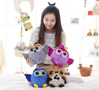 Cute Cartoon Plush Owl Animal Doll Soft Stuffed Kids Pillow Baby Toy