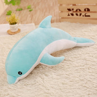 Cute Soft Pink Dolphin Plush Toy Stuffed Animals Sofa Pillow Cushion