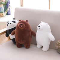 Cartoon Bear Plush Toy Soft Stuffed Animal Bear Panda Doll Pillow