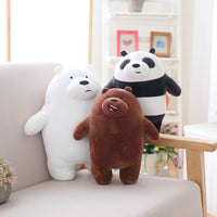 Cartoon Bear Plush Toy Soft Stuffed Animal Bear Panda Doll Pillow