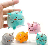Super Cute 4 Color Choice-Tiger Cat Plush Stuffed Plush Keychain