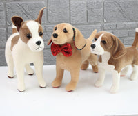 Realistic Cute Stuffed Dog Toy Plush Puppy Animal Pillow Gift for Kids Chihuahua