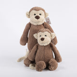 Lovely Stuffed Cartoon Monkey Doll Kids Gifts Plush Animal Pillow