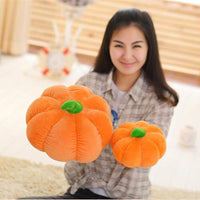 Stuffed Pumpkin Plush Toy Durable Halloween Pumpkins Throw Pillow