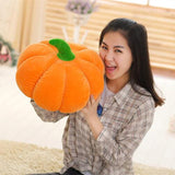 Stuffed Pumpkin Plush Toy Durable Halloween Pumpkins Throw Pillow