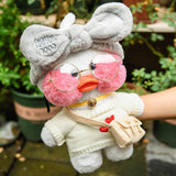 Cute Plush Dressed Up Duck Doll Cartoon Soft Duck Stuffed Animal Toy