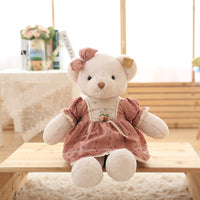 Cute Stuffed Teddy Bear In Skirt Girl Kids Birthday Gifts Plush Toy