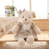 Cute Stuffed Teddy Bear In Skirt Girl Kids Birthday Gifts Plush Toy