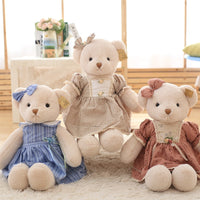 Cute Stuffed Teddy Bear In Skirt Girl Kids Birthday Gifts Plush Toy