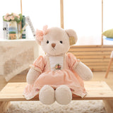 Cute Stuffed Teddy Bear In Skirt Girl Kids Birthday Gifts Plush Toy