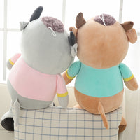 Kawaii Cattle Plush Dolls Soft stuffed Animal Cow Toys for Kids