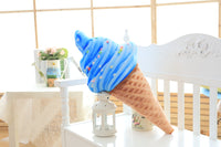 3D Creative Ice Cream Pillow Simulation Sofa Back Cushion Plush Toys