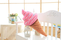 3D Creative Ice Cream Pillow Simulation Sofa Back Cushion Plush Toys