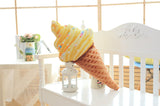3D Creative Ice Cream Pillow Simulation Sofa Back Cushion Plush Toys