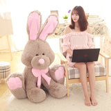 Giant Soft Stuffed Fat Rabbit Pillow Cute Plush Bunny Baby Animal Toy