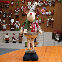 Decorations for Christmas Soft Santa Claus Toy for Kids Cute Snowman