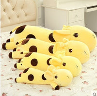 Cute Lie Giraffe Plush Pillow Soft Stuffed Deer Plush Doll Toy