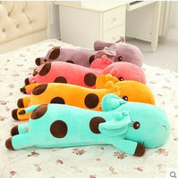 Cute Lie Giraffe Plush Pillow Soft Stuffed Deer Plush Doll Toy