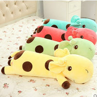 Cute Lie Giraffe Plush Pillow Soft Stuffed Deer Plush Doll Toy