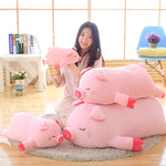 Cartoon Pink Pig Plush Toys Soft Stuffed Fat Pig Pillow Cushion Doll