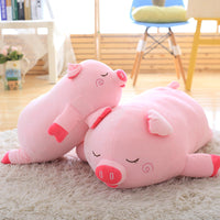 Cartoon Pink Pig Plush Toys Soft Stuffed Fat Pig Pillow Cushion Doll