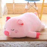 Cartoon Pink Pig Plush Toys Soft Stuffed Fat Pig Pillow Cushion Doll