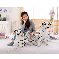 Simulation Stuffed Dalmatian Toy Soft Plush Dog Pillow Home Decor