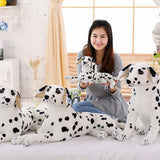 Simulation Stuffed Dalmatian Toy Soft Plush Dog Pillow Home Decor
