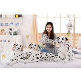 Simulation Stuffed Dalmatian Toy Soft Plush Dog Pillow Home Decor