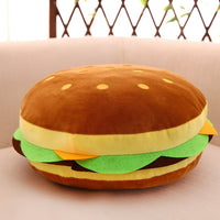 Big Hamburger Pillow Cushion Soft Stuffed Food Plush Toys