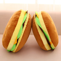 Big Hamburger Pillow Cushion Soft Stuffed Food Plush Toys
