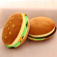 Big Hamburger Pillow Cushion Soft Stuffed Food Plush Toys