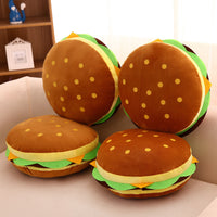 Big Hamburger Pillow Cushion Soft Stuffed Food Plush Toys