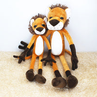 Forest Animal Plush Soft Giraffe Tiger Toy Cute Stuffed Ferret Doll